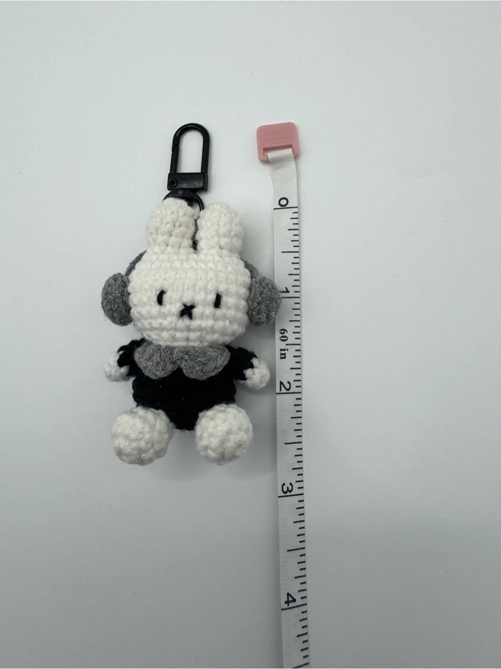 2 for $20 Item, Cute Crocheted Bunny Bag Charm/keychain with Earmuffs/headphones